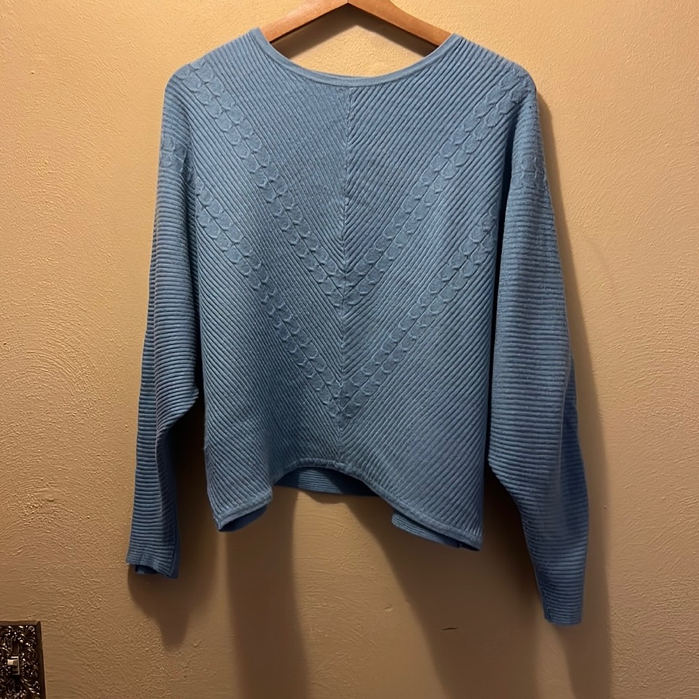 Philosophy Blue Crew Neck Sweater